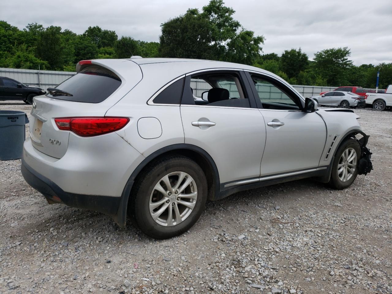 INFINITI QX70 2014 silver 4dr spor gas JN8CS1MU4EM451236 photo #4