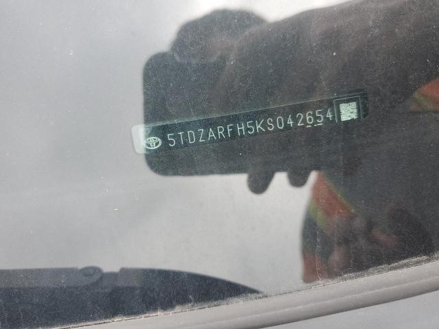 2019 TOYOTA HIGHLANDER - 5TDZARFH5KS042654