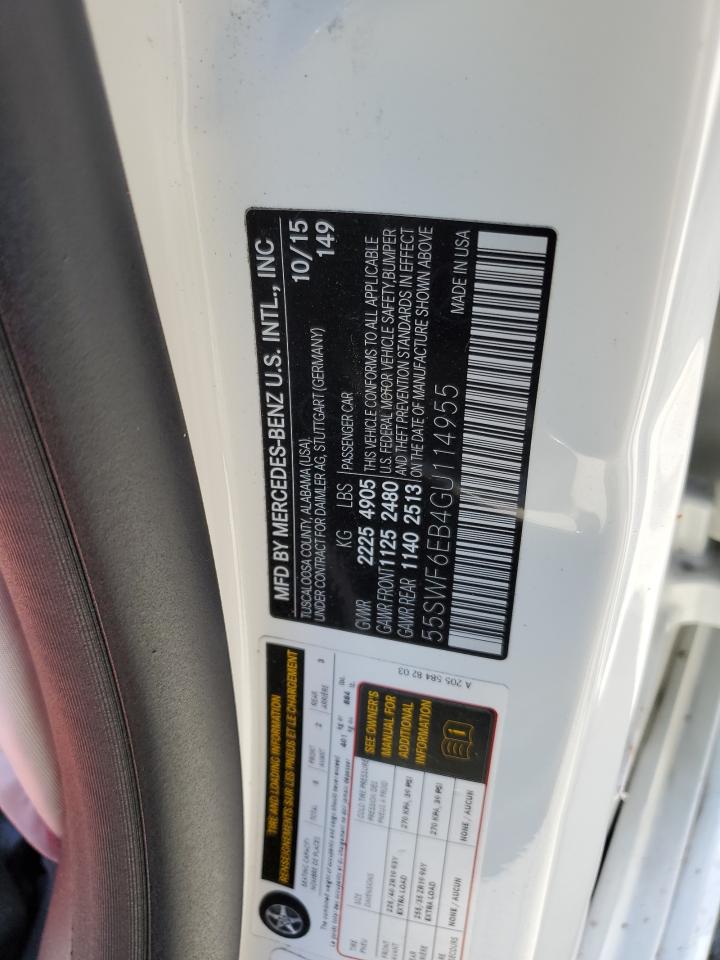 55SWF6EB4GU114955 2016 Mercedes-Benz C 450 4Matic Amg