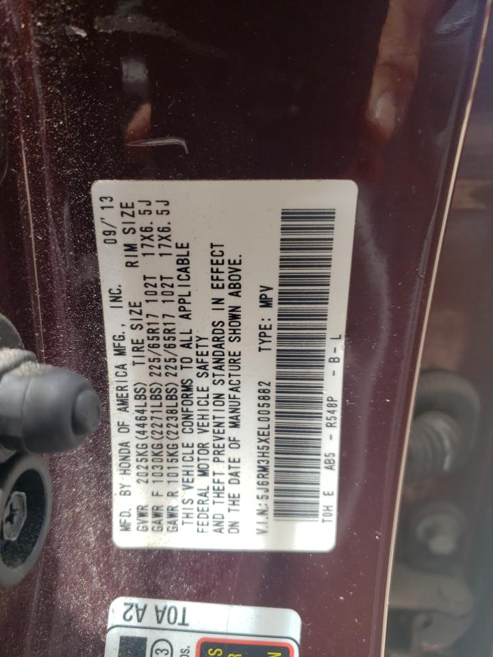 5J6RM3H5XEL005882 2014 Honda Cr-V Ex