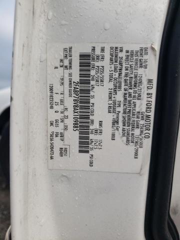 2010 Ford Crown Victoria Police Interceptor VIN: 2FABP7BV8AX109885 Lot: 55643114