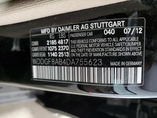 2013 Mercedes-Benz C 300 4Matic VIN: WDDGF8AB4DA755623 Lot: 53400924