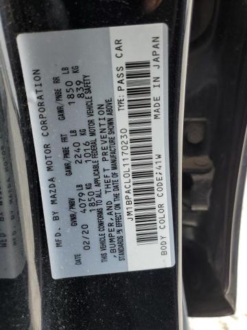 2020 Mazda 3 Select VIN: JM1BPACL0L1170230 Lot: 55733824