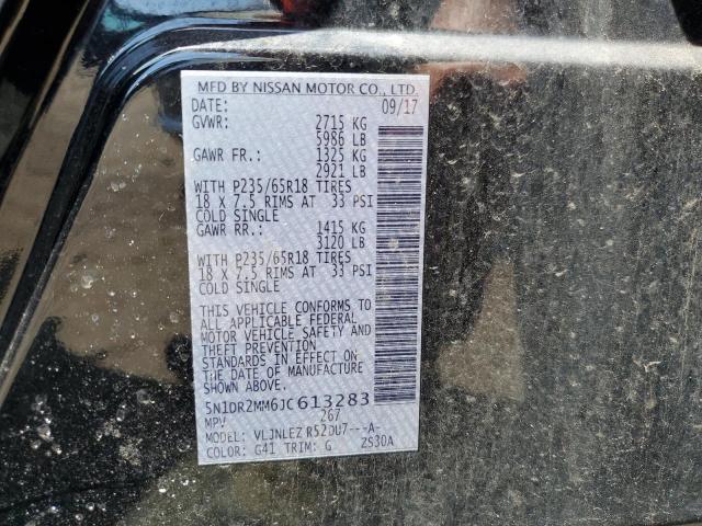 2018 Nissan Pathfinder S VIN: 5N1DR2MM6JC613283 Lot: 55829634