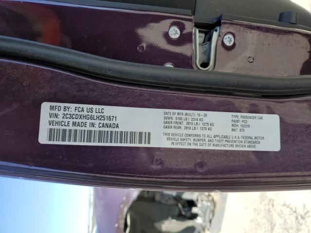 2020 DODGE CHARGER GT - 2C3CDXHG6LH251671