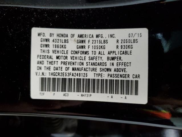 2015 HONDA ACCORD SPO - 1HGCR2E53FA249125