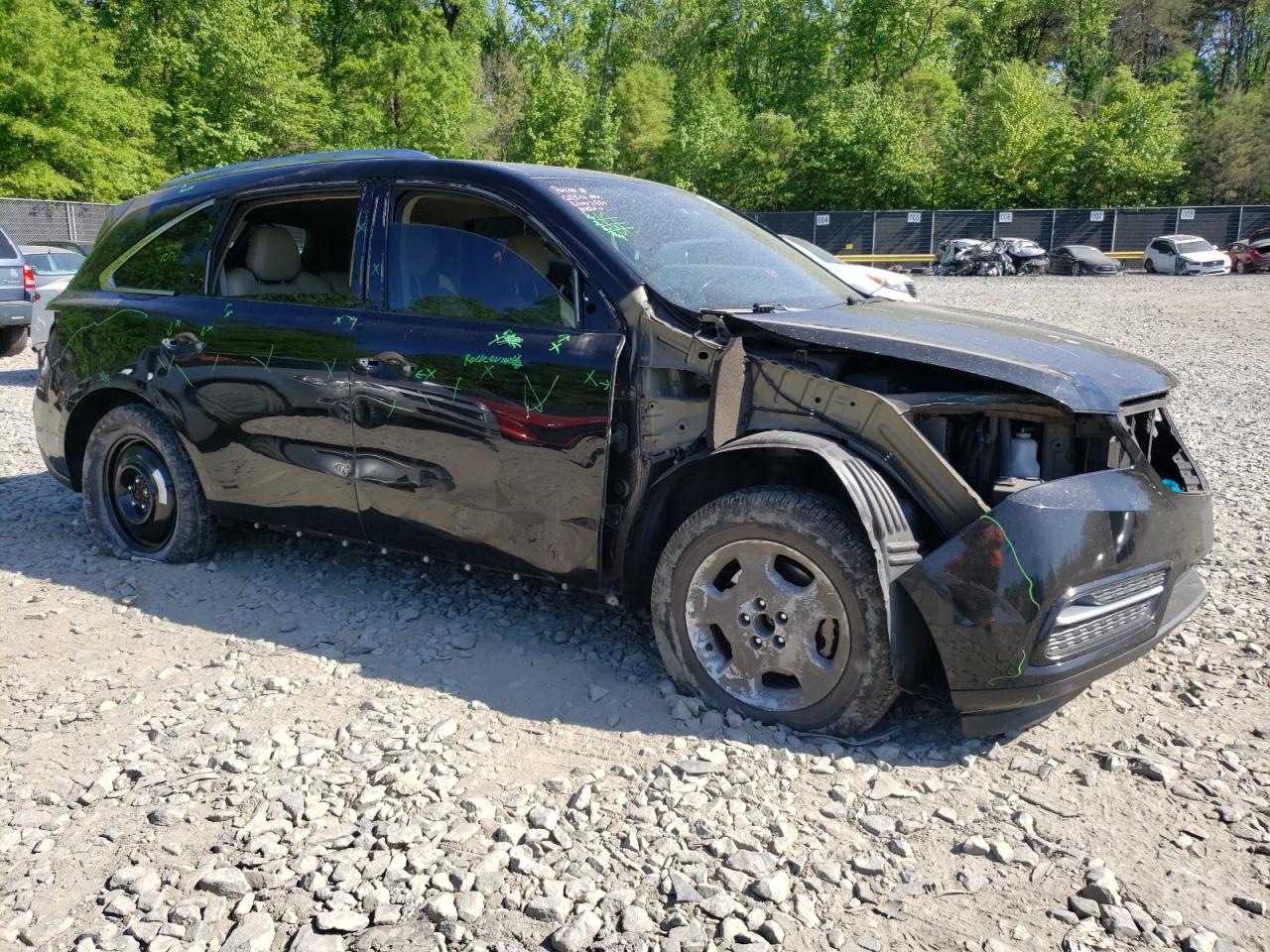 5FRYD4H45EB020774 2014 Acura Mdx Technology