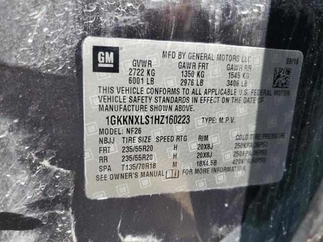 2017 GMC Acadia Denali VIN: 1GKKNXLS1HZ160223 Lot: 56226514