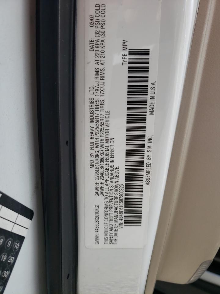 4S4BP61C587300325 2008 Subaru Outback 2.5I