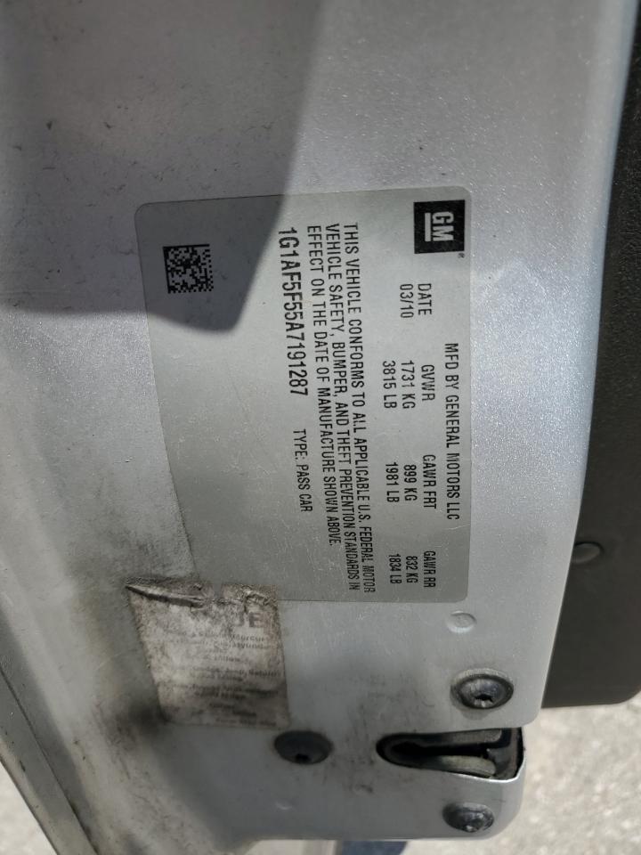 1G1AF5F55A7191287 2010 Chevrolet Cobalt 2Lt