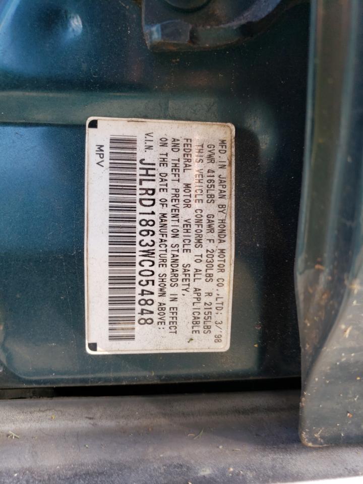 JHLRD1863WC054848 1998 Honda Cr-V Ex