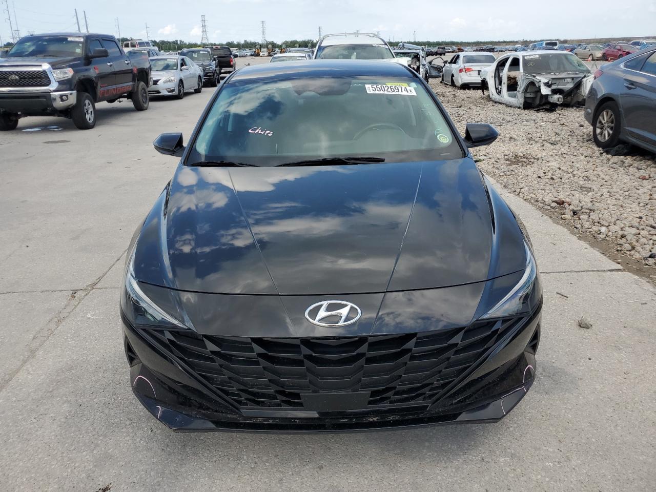 2021 Hyundai Elantra Sel vin: 5NPLS4AG0MH016881