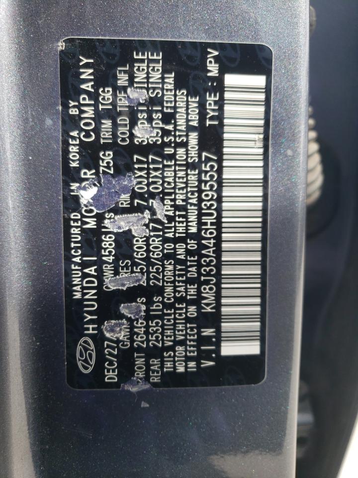 KM8J33A46HU395557 2017 Hyundai Tucson Limited