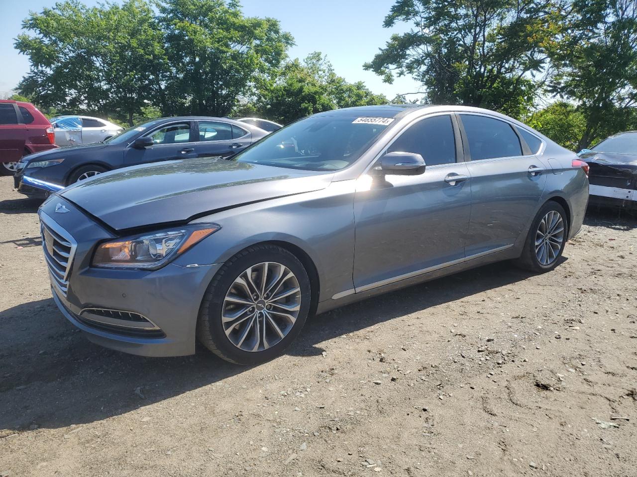 KMHGN4JE2FU037386 2015 Hyundai Genesis 3.8L