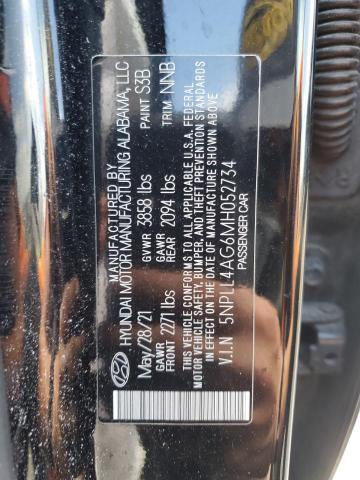 5NPLL4AG6MH052734 Hyundai Elantra SE 12