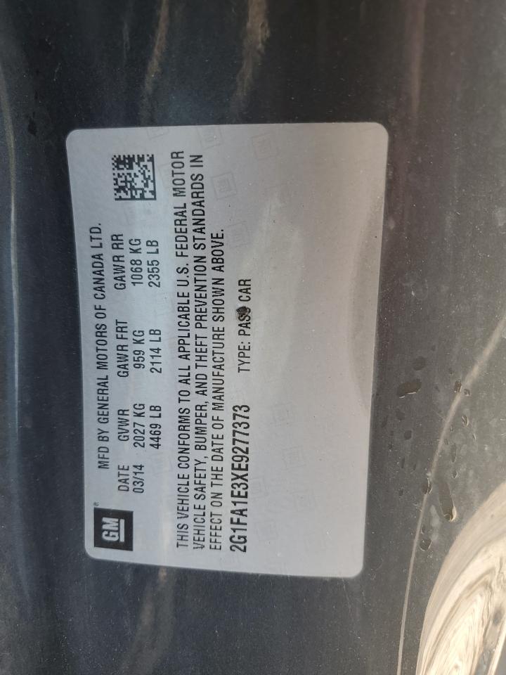 2G1FA1E3XE9277373 2014 Chevrolet Camaro Ls