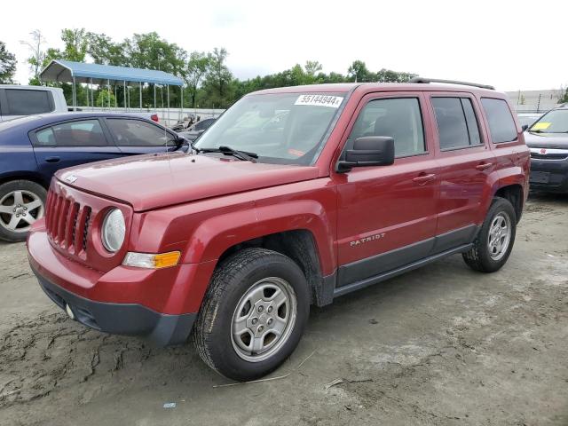 Lot #2537839615 2015 JEEP PATRIOT SP salvage car