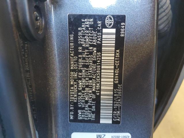 4T1BK3EK5BU614256 2011 Toyota Camry Se