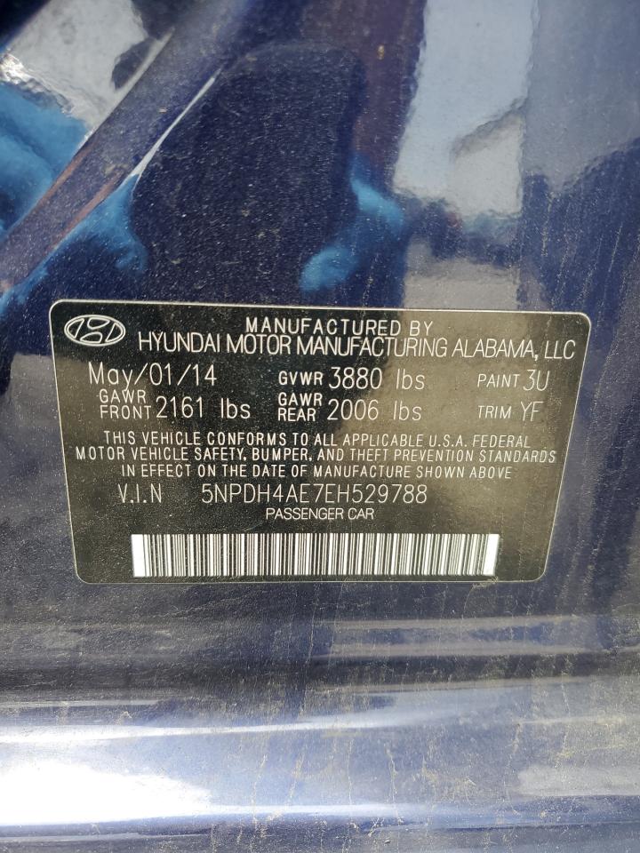 5NPDH4AE7EH529788 2014 Hyundai Elantra Se