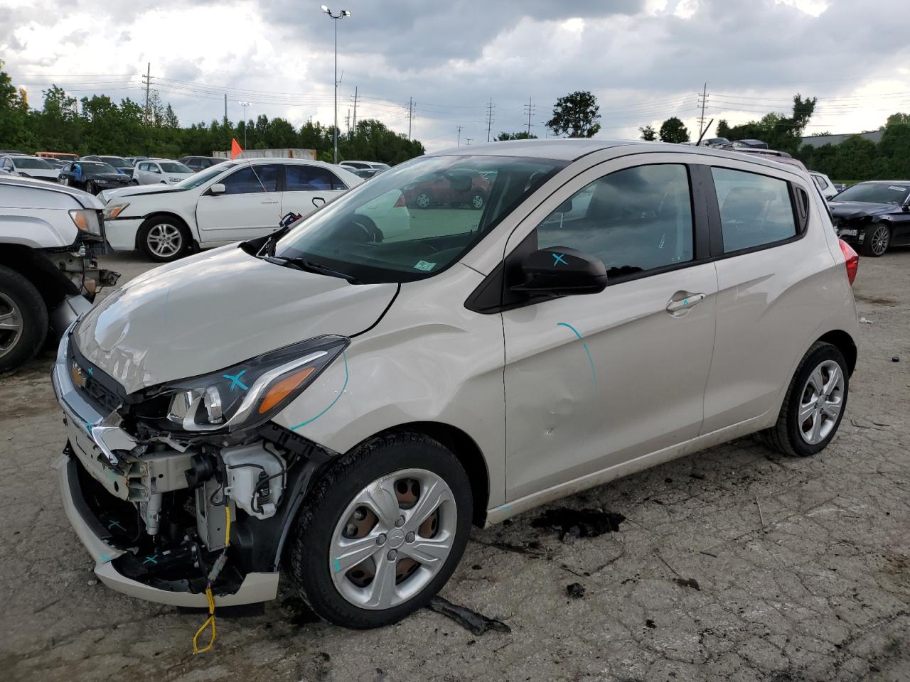 Lot #2554239929 2021 CHEVROLET SPARK LS