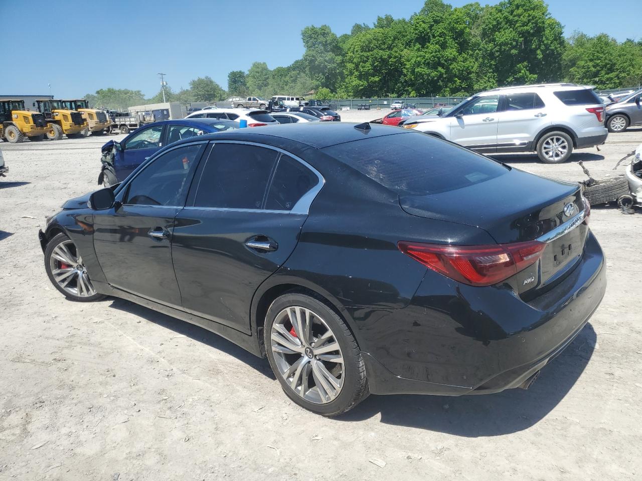 JN1FV7AR7KM800522 2019 Infiniti Q50 Red Sport 400