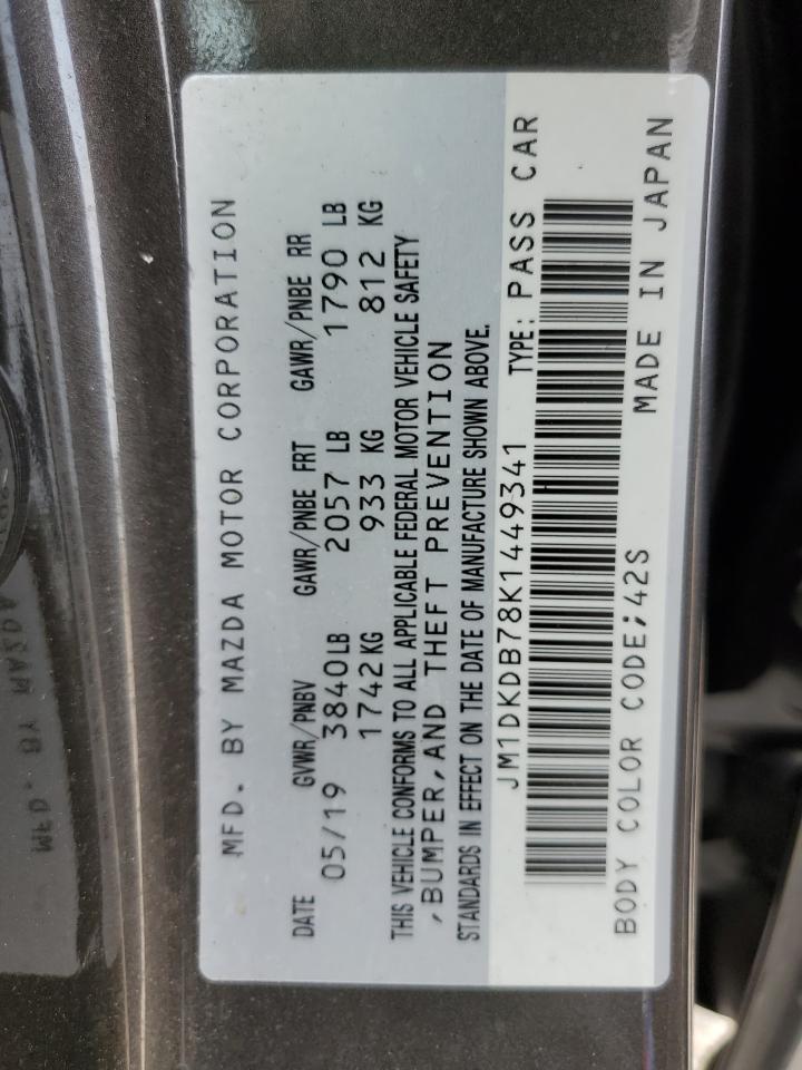 JM1DKDB78K1449341 2019 Mazda Cx-3 Sport