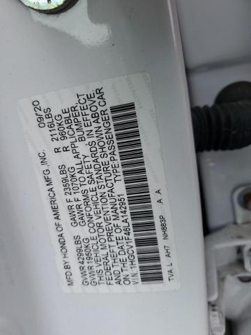 1HGCV1F46LA142951 2020 HONDA ACCORD - Image 12