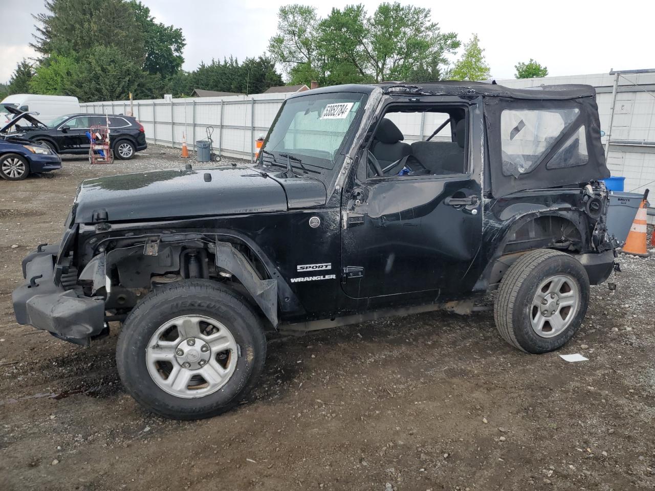 1C4AJWAGXCL223617 2012 Jeep Wrangler Sport