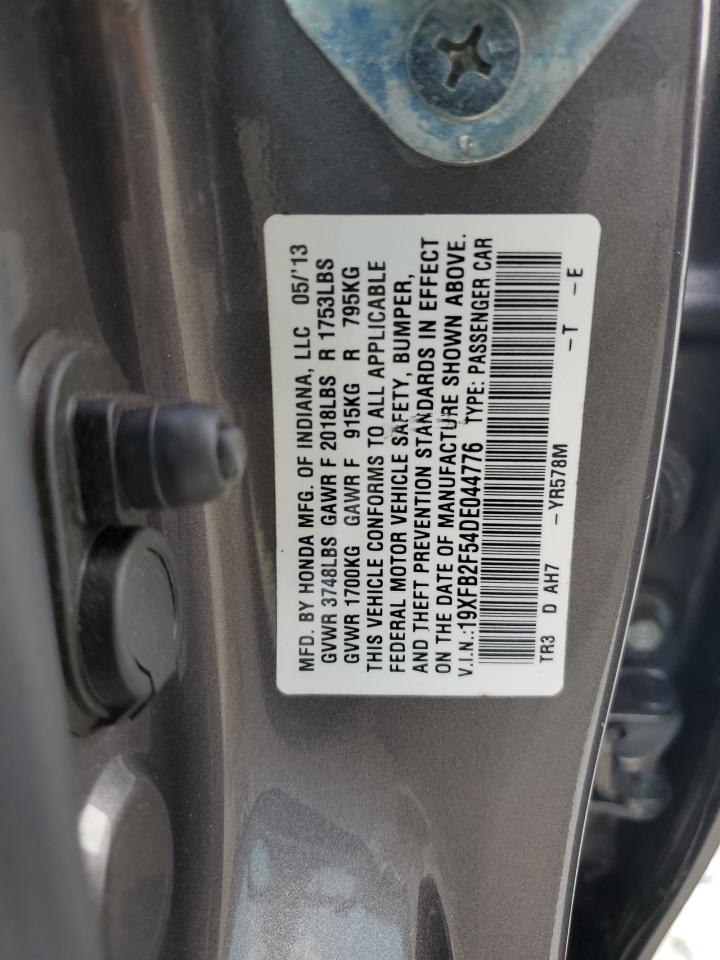 19XFB2F54DE044776 2013 Honda Civic Lx