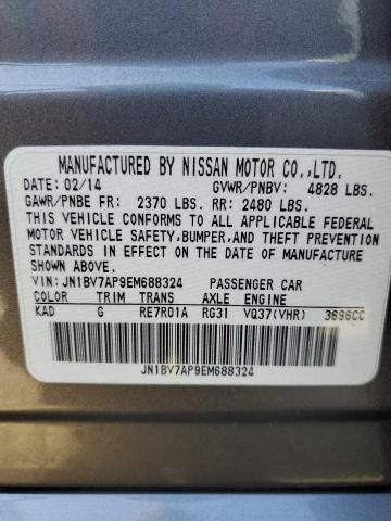 2014 Infiniti Q50 Base VIN: JN1BV7AP9EM688324 Lot: 55255594