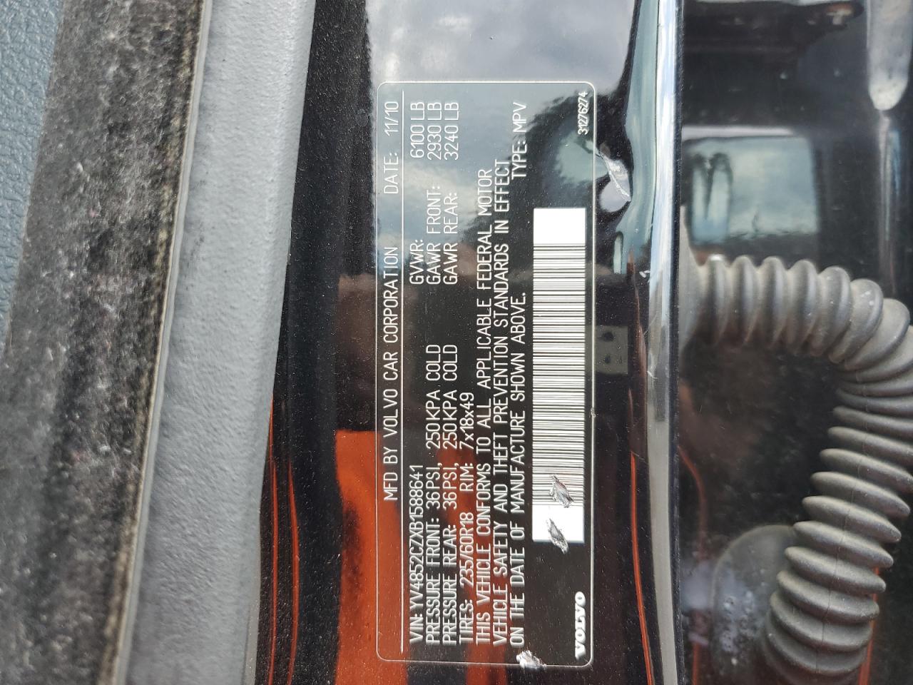 YV4852CZXB1588641 2011 Volvo Xc90 V8