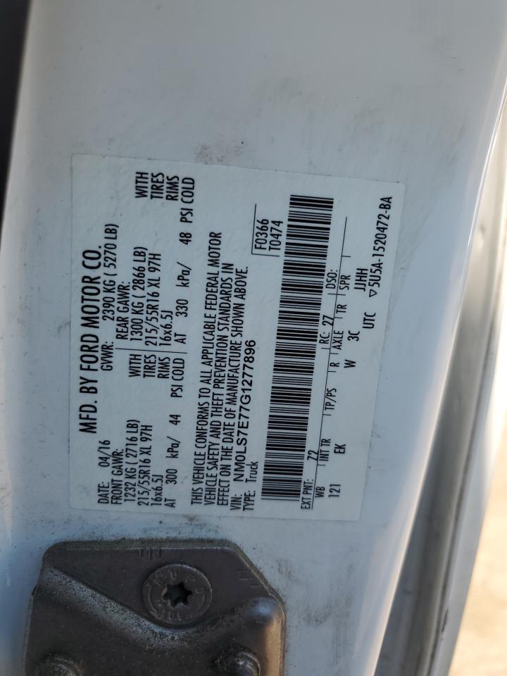 NM0LS7E77G1277896 2016 Ford Transit Connect Xl