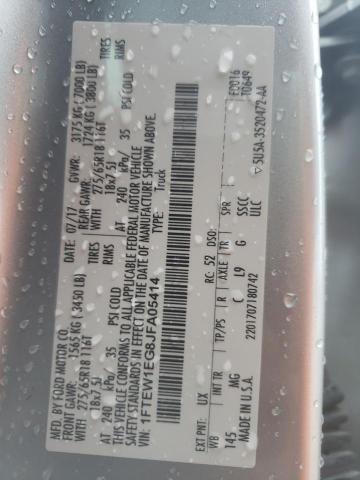 2018 Ford F150 Supercrew VIN: 1FTEW1EG8JFA05414 Lot: 55405594