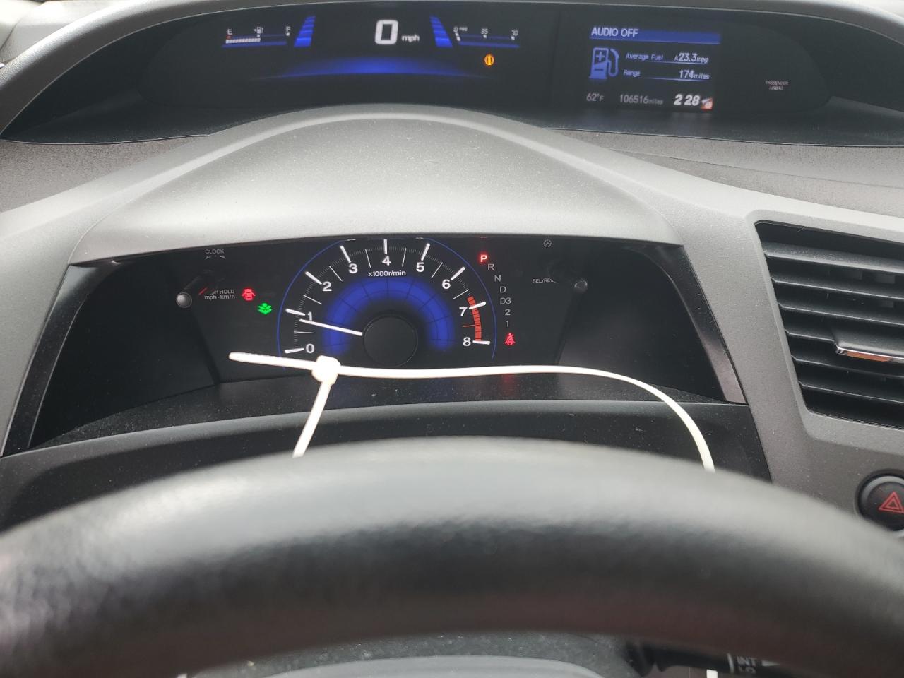 2HGFB2F9XCH316612 2012 Honda Civic Exl