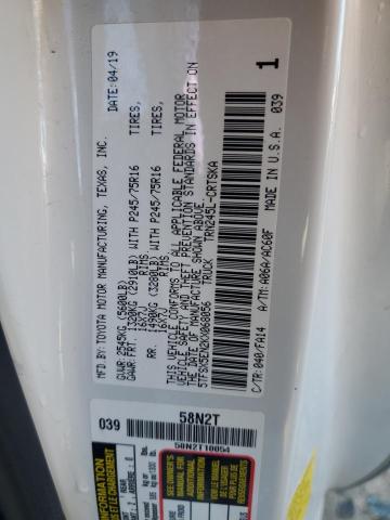 2019 Toyota Tacoma Access Cab VIN: 5TFSX5EN2KX068056 Lot: 54895494