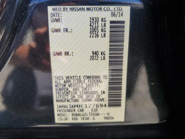 1N4AL3AP4FC127694 2015 NISSAN ALTIMA - Image 12