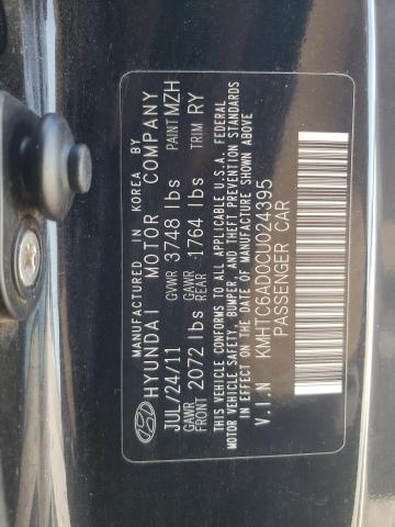 2012 Hyundai Veloster VIN: KMHTC6AD0CU024395 Lot: 55179874