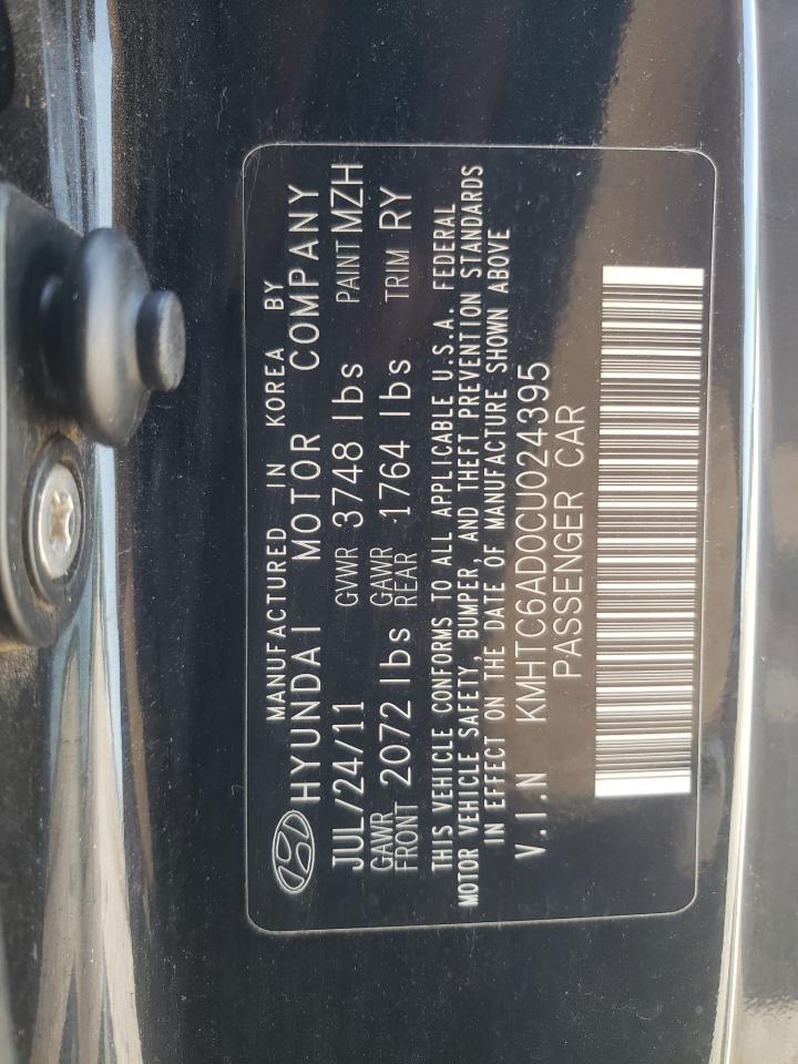 KMHTC6AD0CU024395 2012 Hyundai Veloster