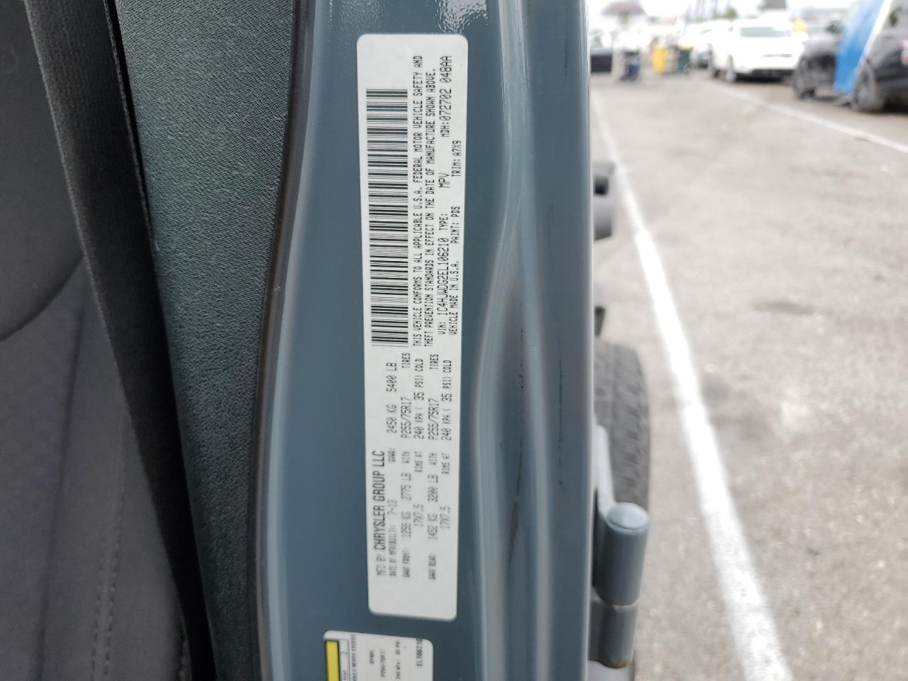 1C4HJWDG2EL106210 2014 Jeep Wrangler Unlimited Sport