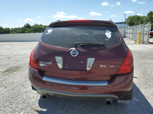 2006 Nissan Murano Sl VIN: JN8AZ08W66W503917 Lot: 56273654