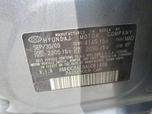 2010 Hyundai Elantra Touring Gls VIN: KMHDC8AE8AU061488 Lot: 55622184