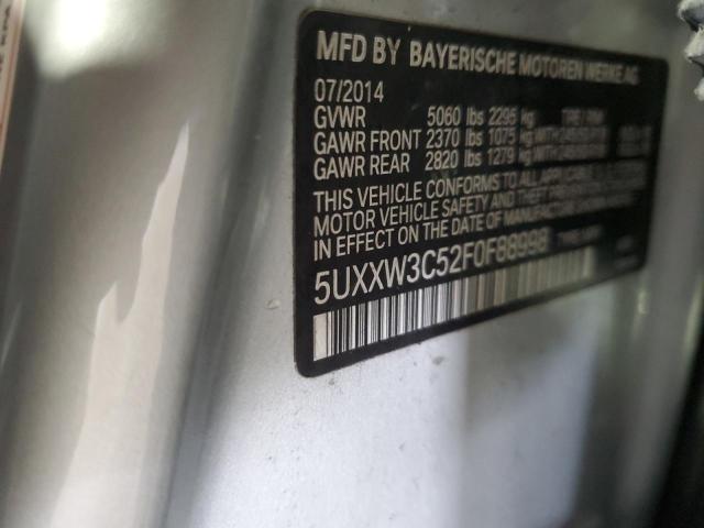  BMW X4 2015 Серебристый