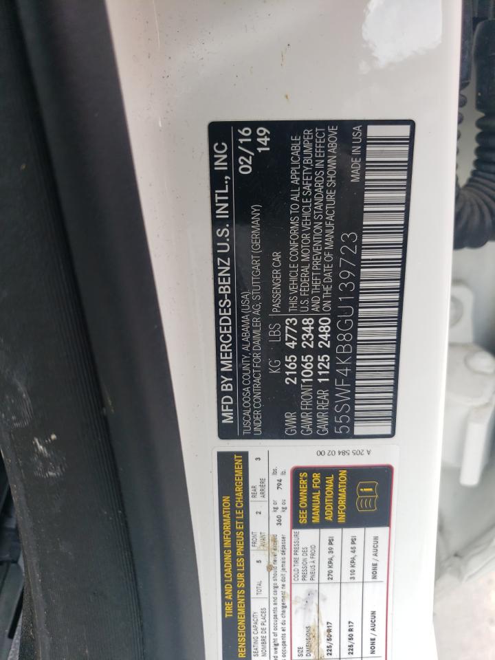 55SWF4KB8GU139723 2016 Mercedes-Benz C 300 4Matic
