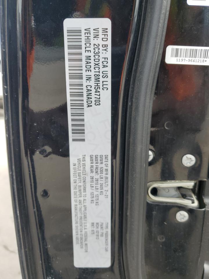 2C3CDXCT8MH547703 2021 Dodge Charger R/T