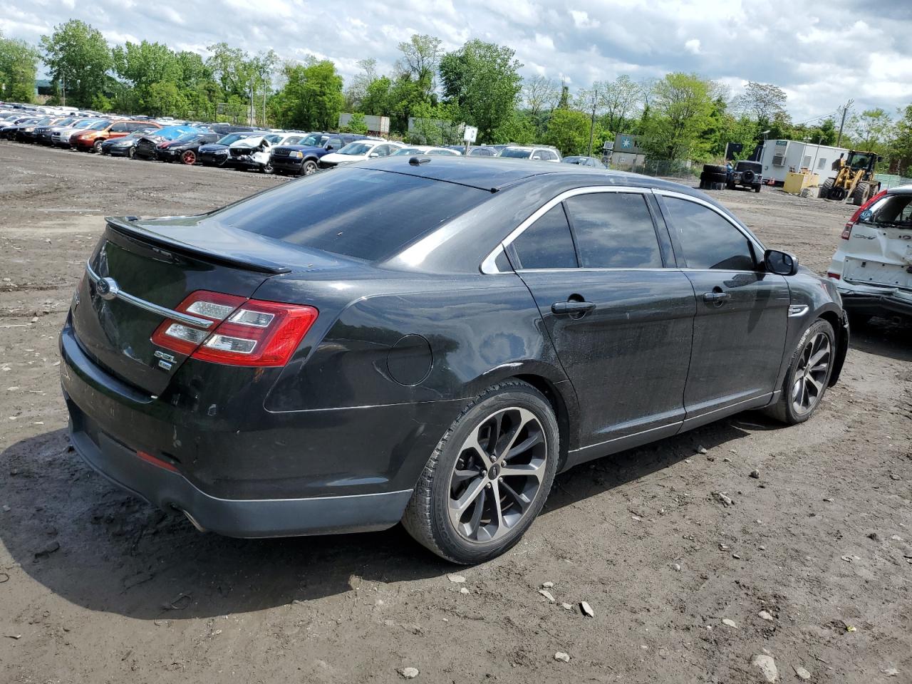 FORD TAURUS SEL 2015 black sedan 4d gas 1FAHP2H89FG128473 photo #4