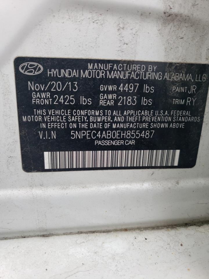 5NPEC4AB0EH855487 2014 Hyundai Sonata Se