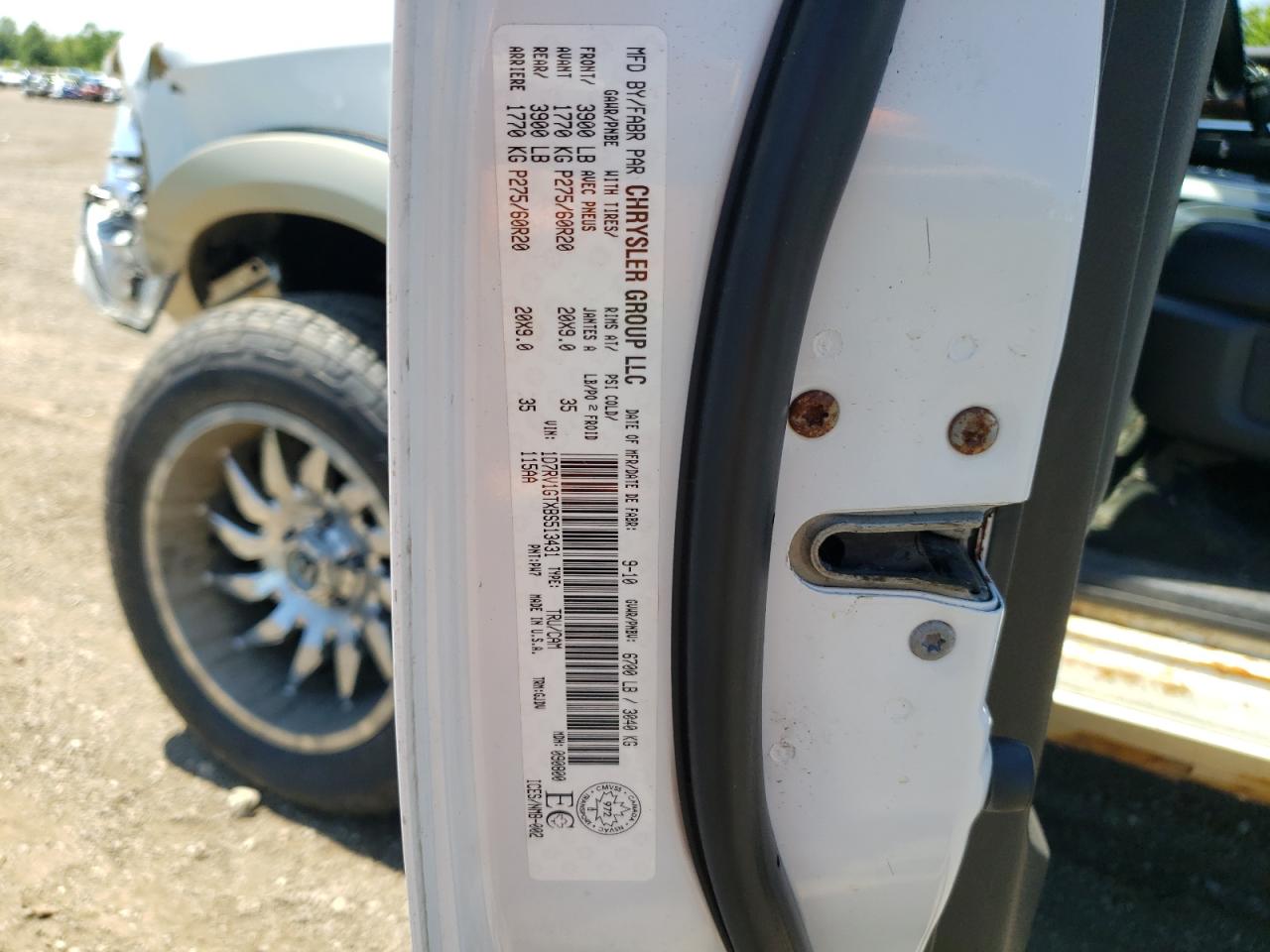 1D7RV1GTXBS513431 2011 Dodge Ram 1500