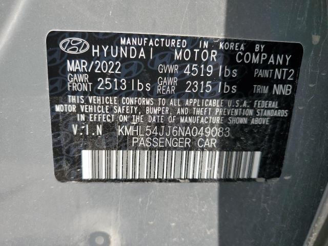 KMHL54JJ6NA049083 2022 Hyundai Sonata Hybrid