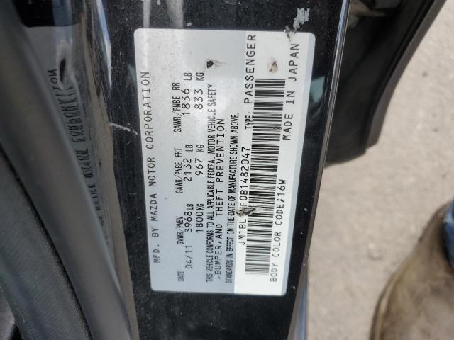 2011 Mazda 3 I VIN: JM1BL1VF0B1482047 Lot: 52802374