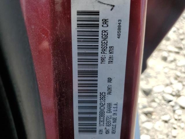 2012 Chrysler 200 Touring VIN: 1C3CCBBBXCN212625 Lot: 56750164